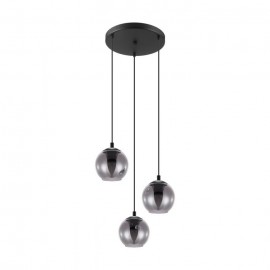 Eglo-ARISCANI 425 mm dia 3 lights pendant light - Black